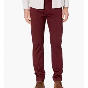 NWT J. Crew 484 Slim-Fit Stretch Chino Pants Men’s 34x34 Burgundy Red AR885